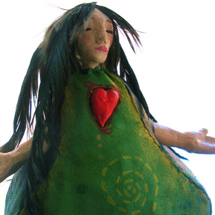 Forest - OOAK art doll - 5.5" tall