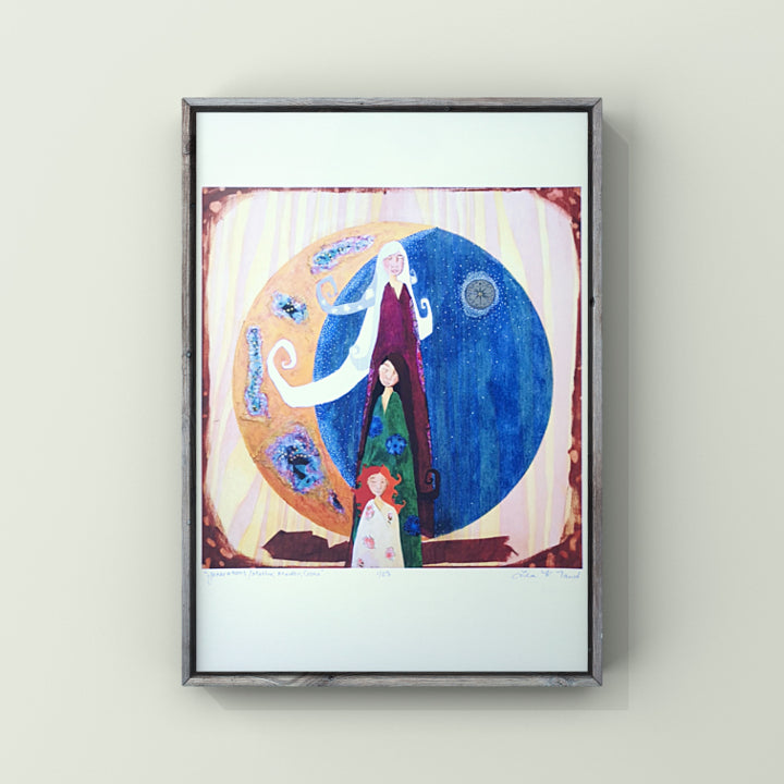 Generations - Mother, Maiden, Crone  * Limited Edition Giclee Print * 13 x 19"